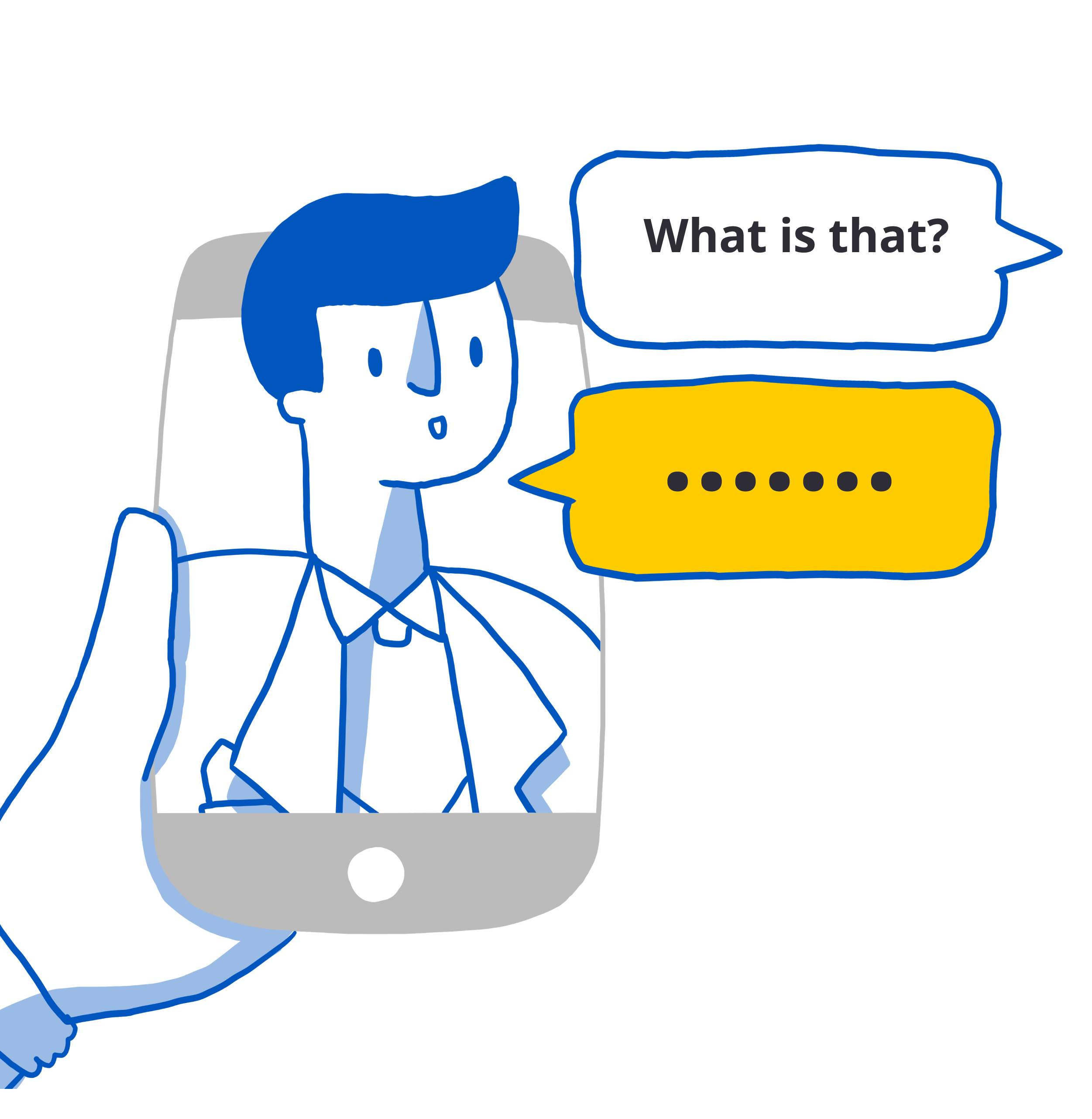 Blue Duck Tech Rental Malaysia mobile app that has chat bubble that contains what is that description